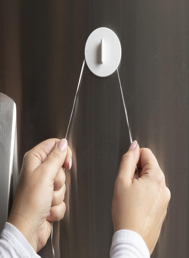 Qdos Safety Adhesive Fridge/Freezer Lock | White | Easy One Handed Operation - Patented ZeroPinch Design - Unique Modern Design Refrigerator Lock - Baby Proofing Doesn't Have to be Ugly - Image 5